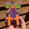 Cross Cherries Bow Freshie