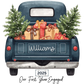 Fully Customizable Christmas Truck Acrylic Ornaments
