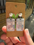 Patchwork Drop Dangle