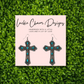 Turquoise Cross Dangle