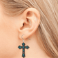 Turquoise Cross Dangle