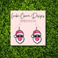Pink Santa Bubblegum Dangle
