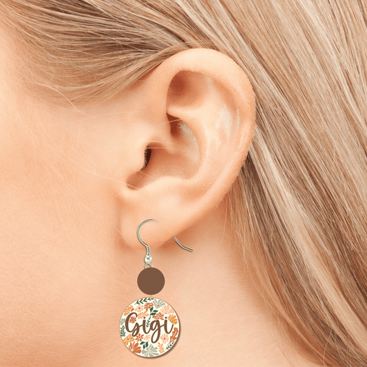 Gigi Floral Statement Drop Dangle