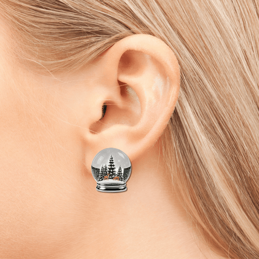 Snow Globe Stud