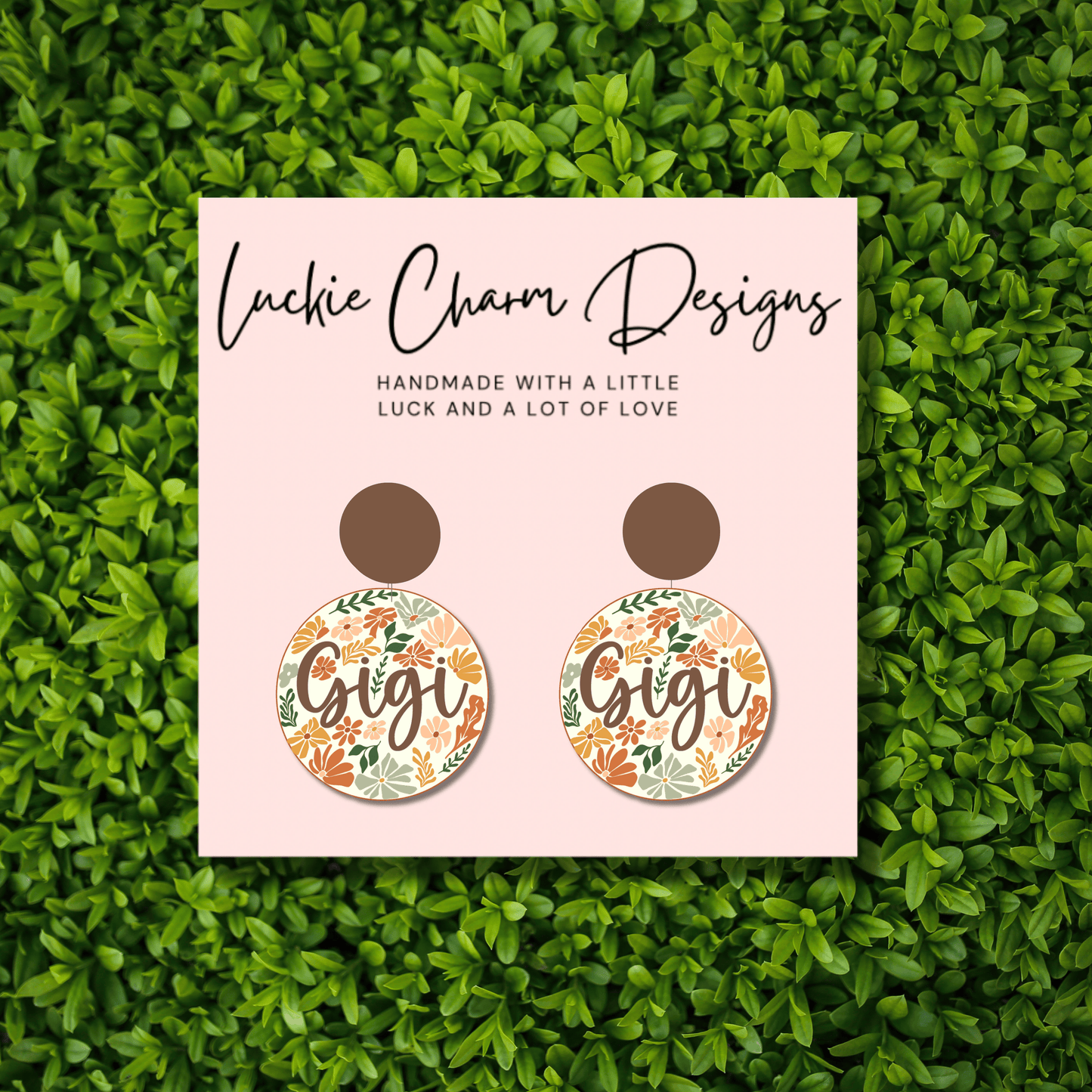 Gigi Floral Statement Drop Dangle