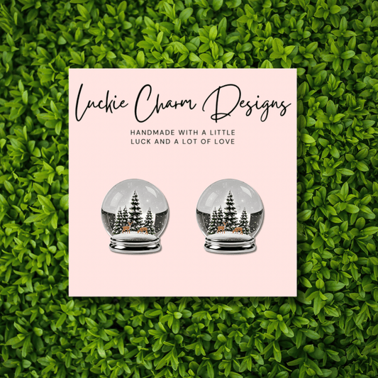 Snow Globe Stud