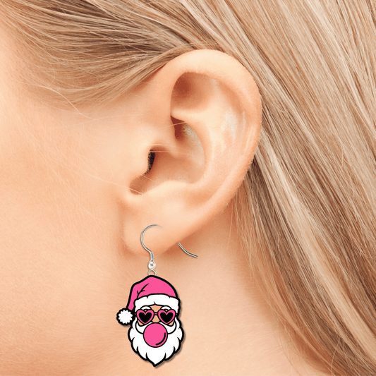Pink Santa Bubblegum Dangle
