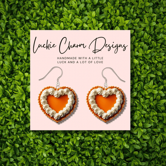 Heart-Shaped Pumpkin Pie Dangle