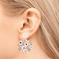 Boho Floral Statement Drop Dangle