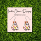 Floral Ghost Dangle