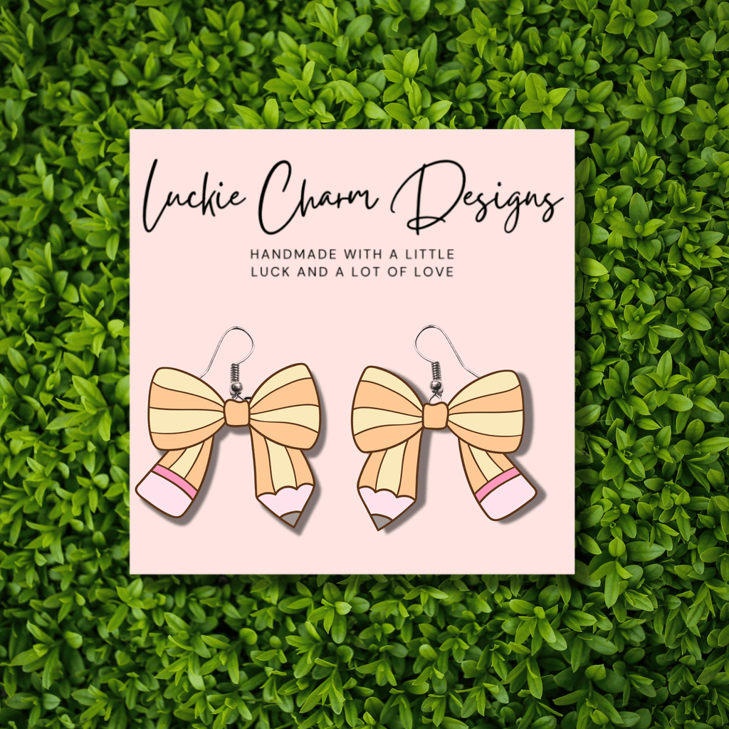 Pencil Bow Dangle