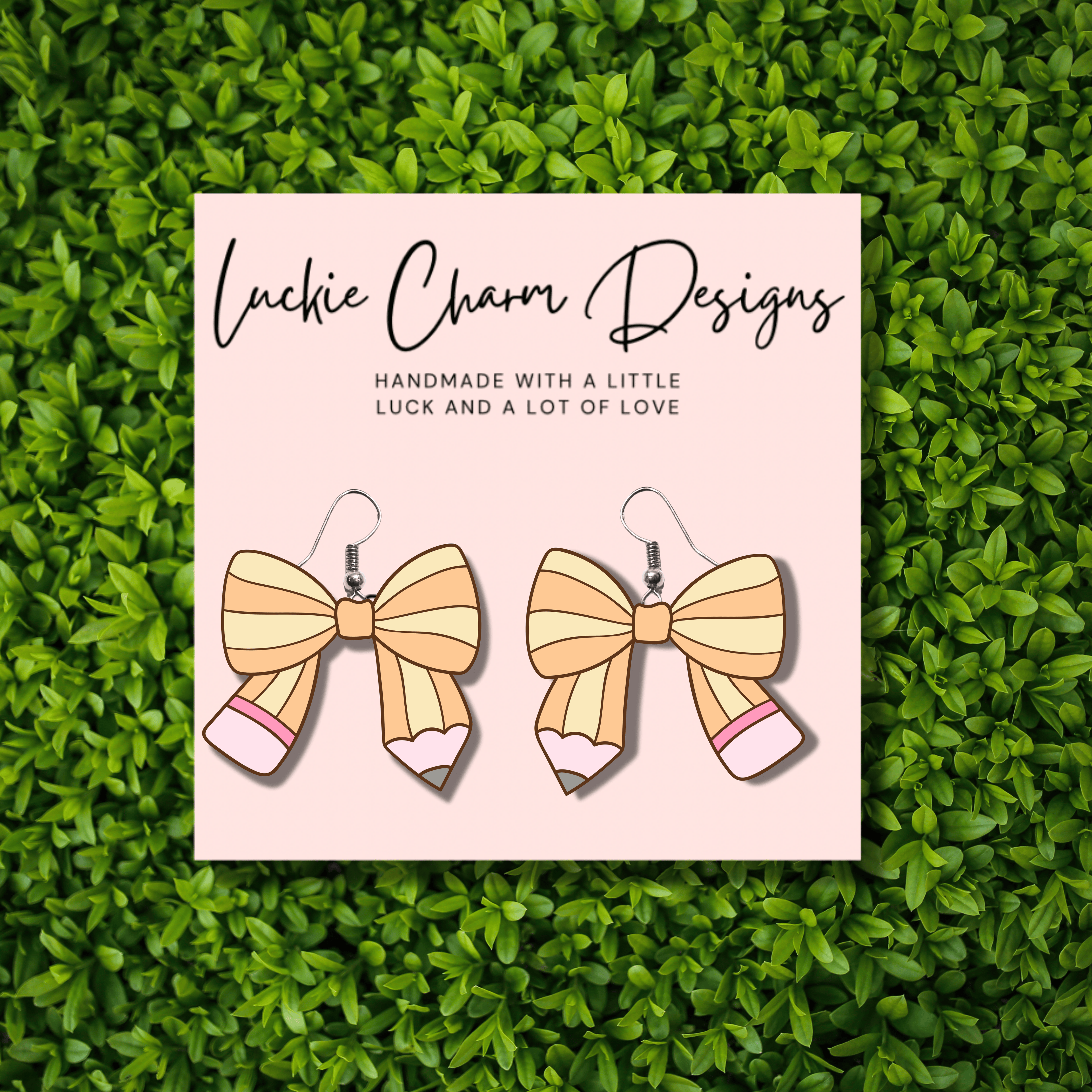 Pencil Bow Dangle