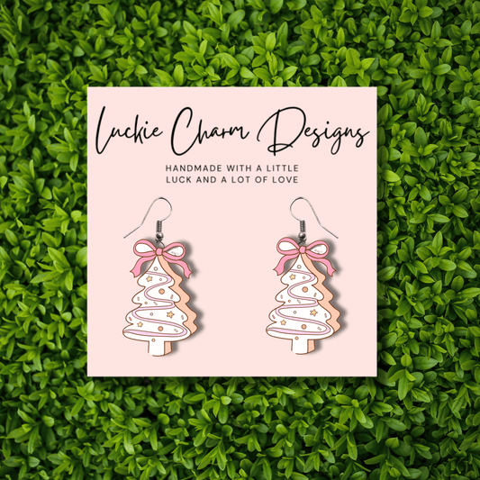 Christmas Tree Cake Inspired Dangle