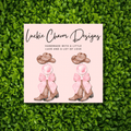 Western Cowgirl Charm Drop Dangle