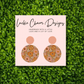 Retro-Boho Floral Statement Drop Dangle