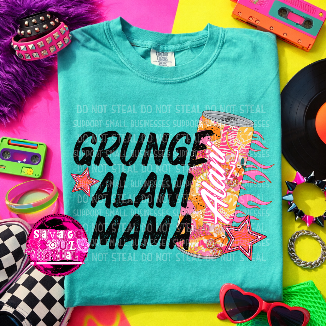 Grunge Alani Mama Graphic Tee