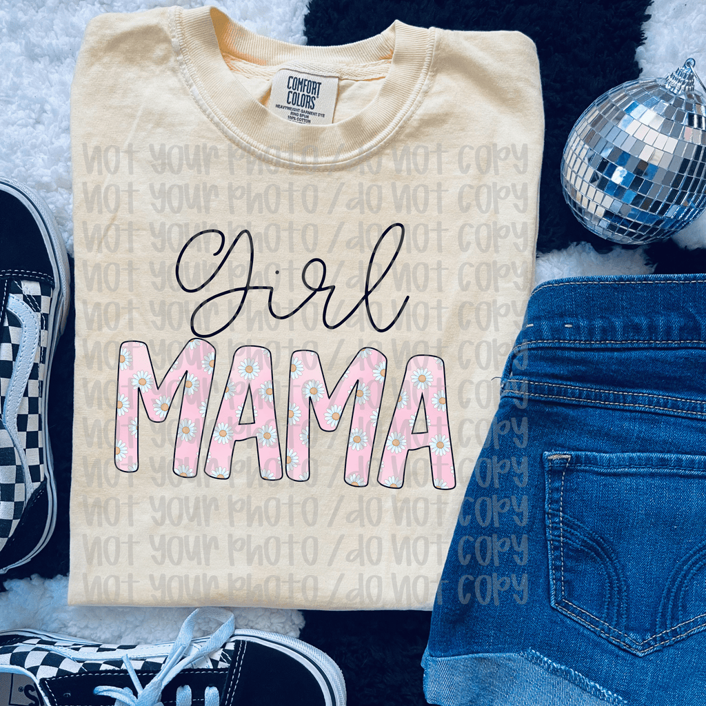 Daisy Girl Mama Graphic T-Shirt