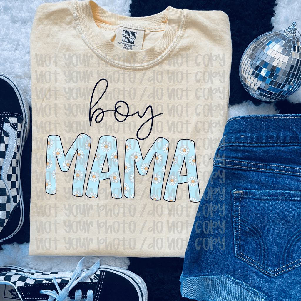 Daisy Boy Mama Graphic T-Shirt