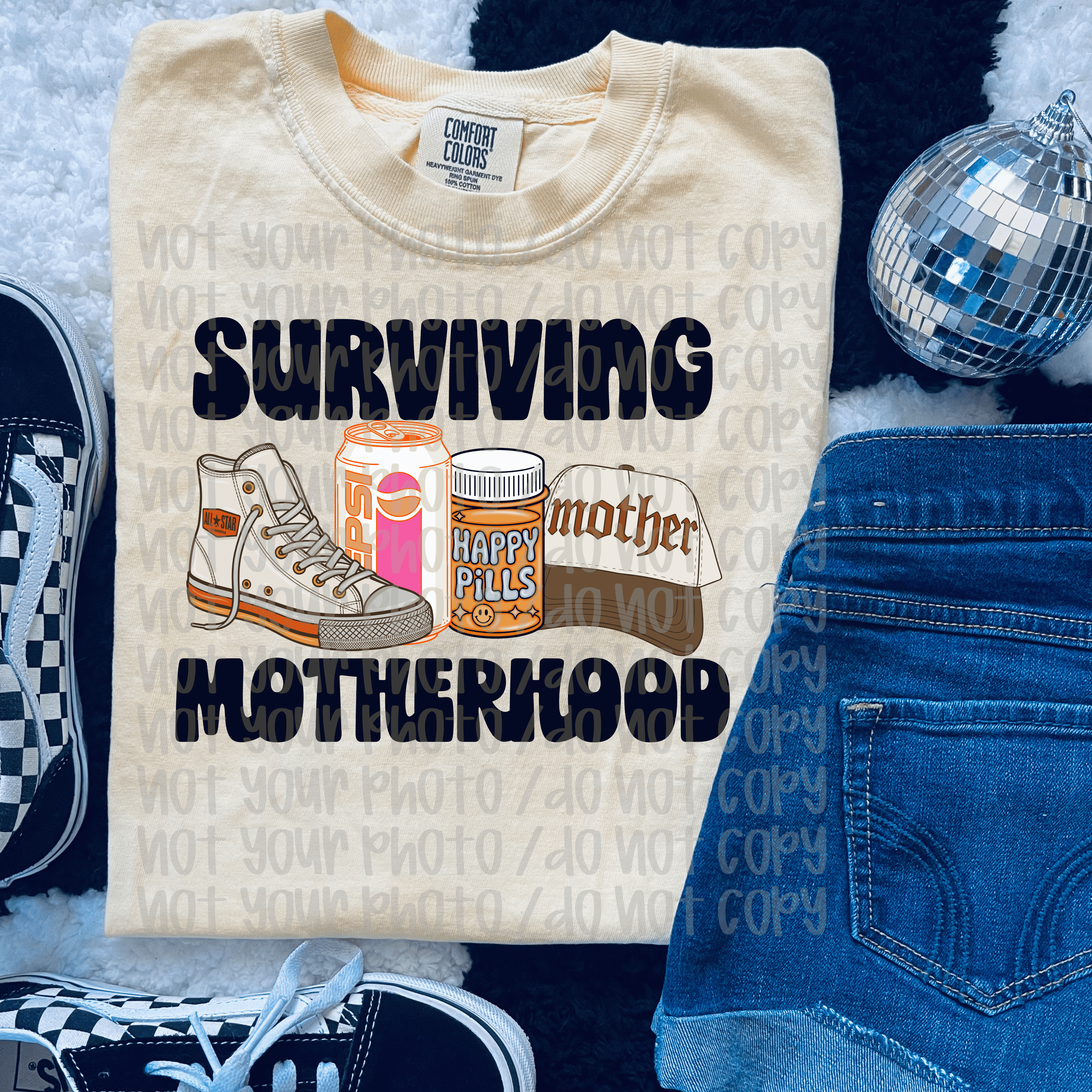 Surviving Motherhood Graphic T-Shirt