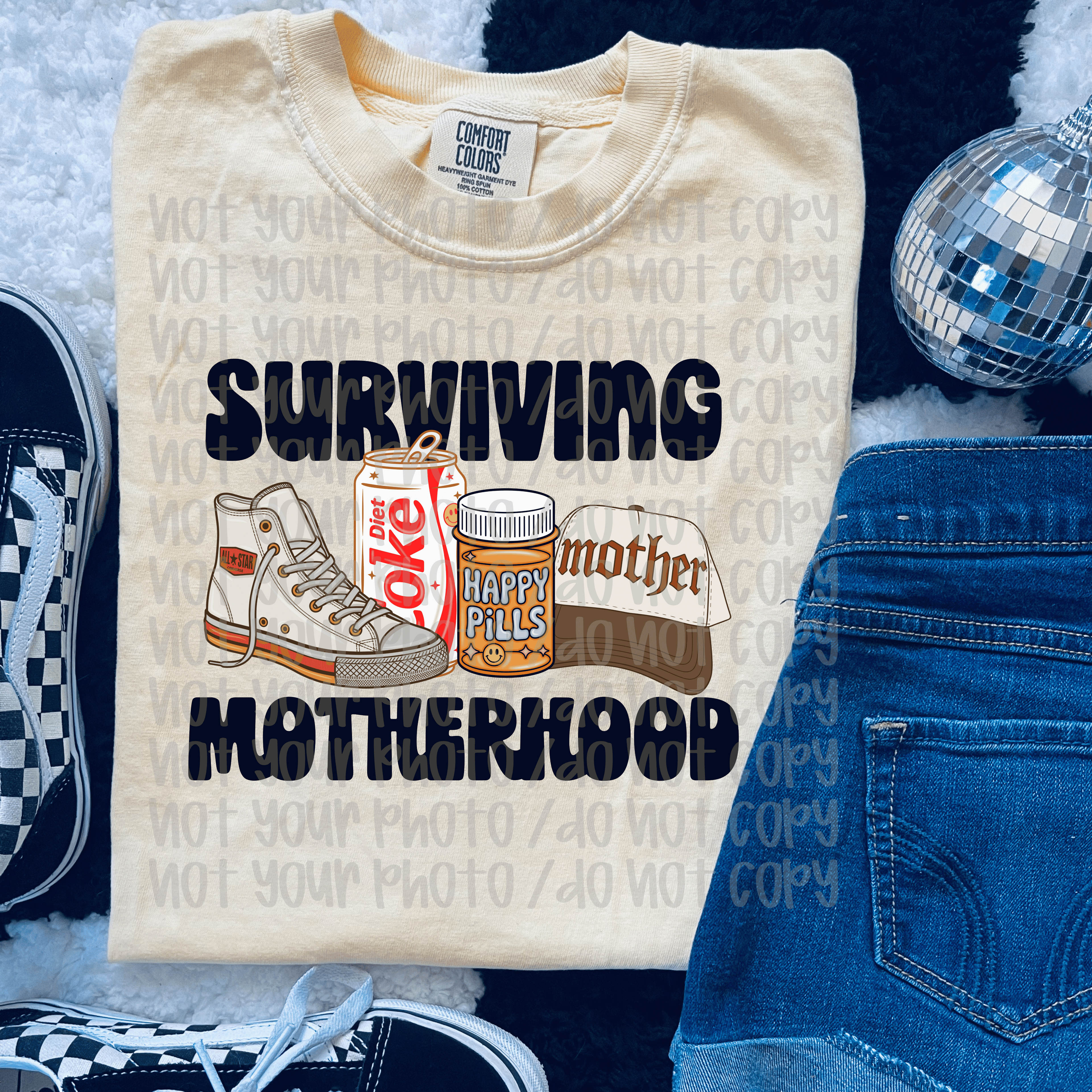 Surviving Motherhood Graphic T-Shirt