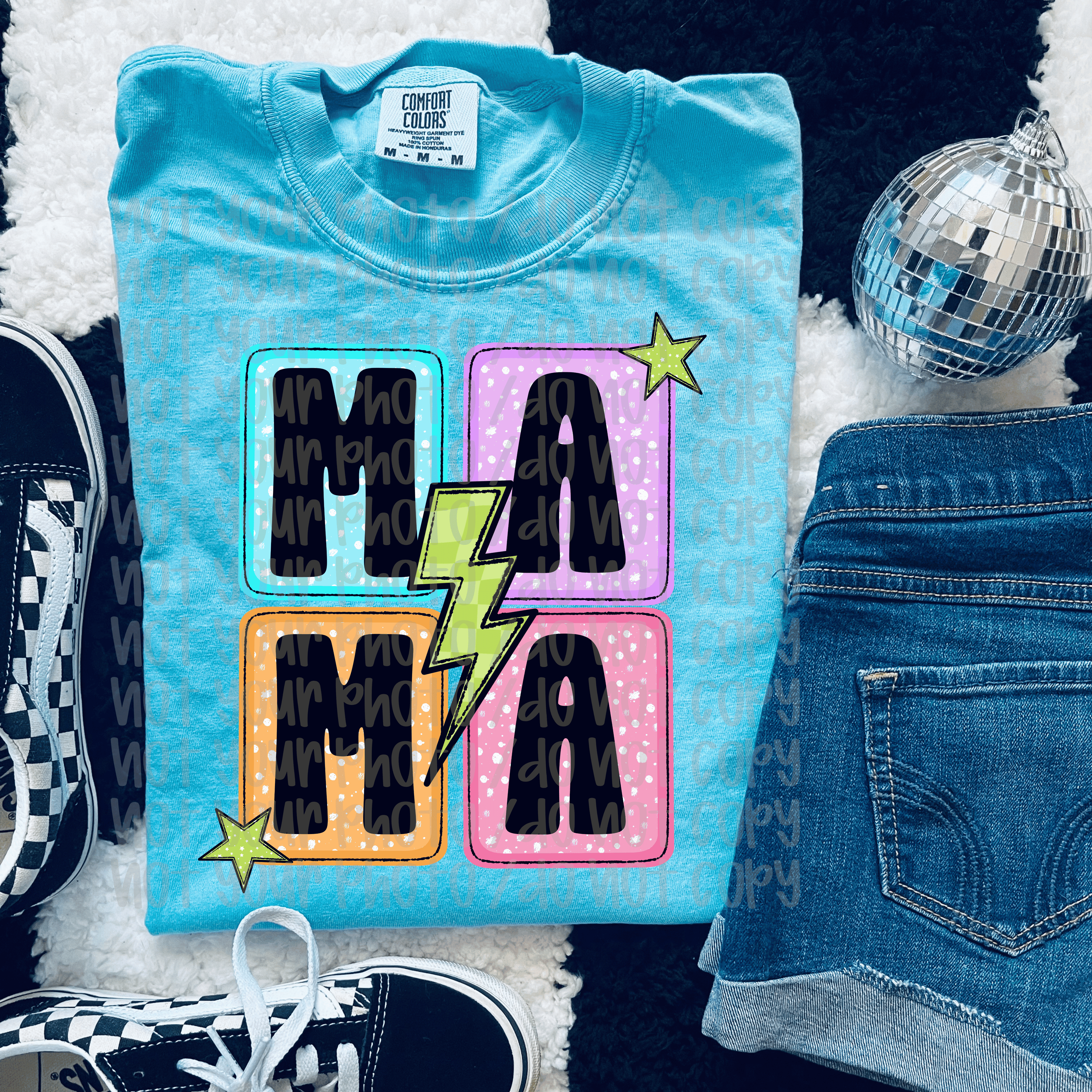 Mama Bolt Graphic T-Shirt