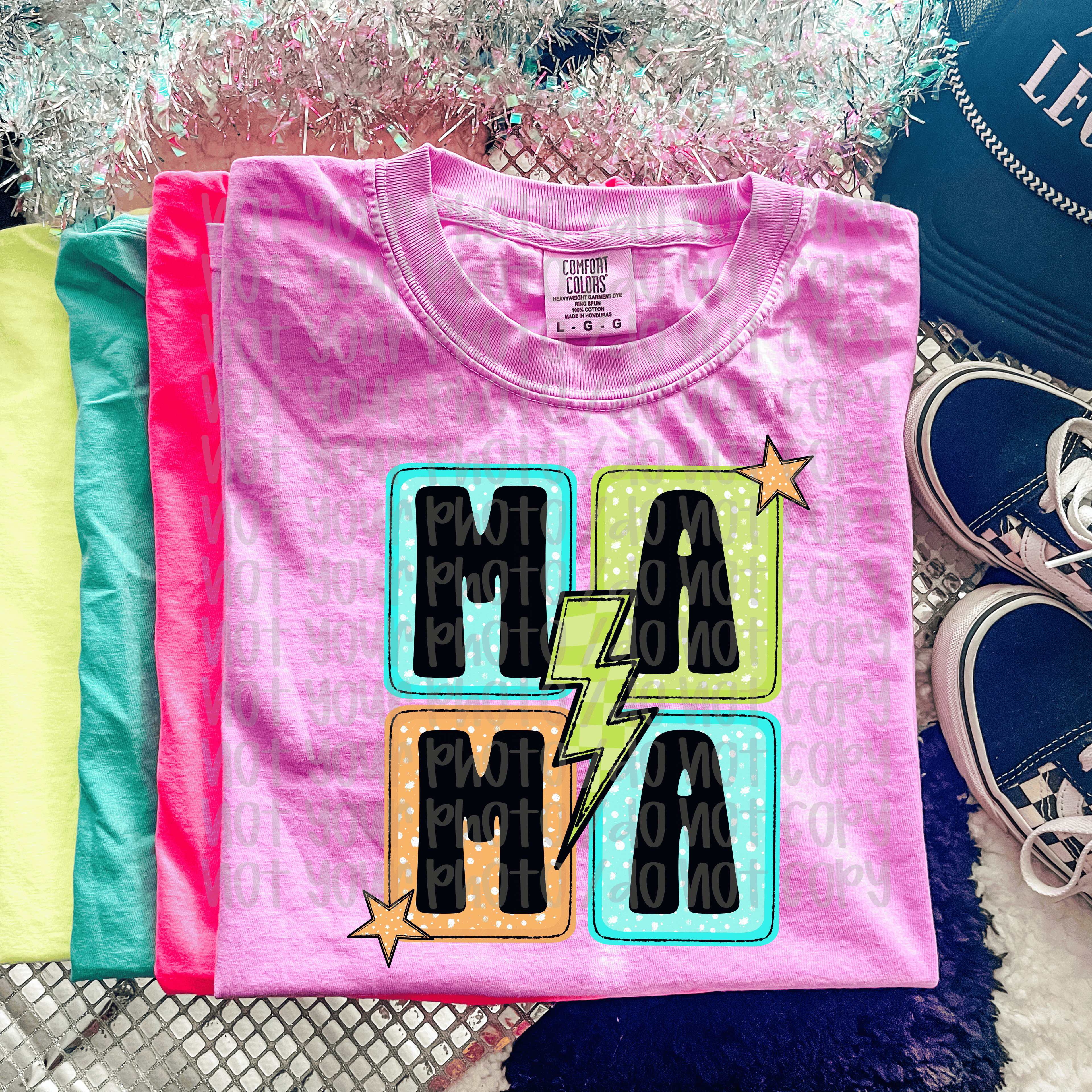 Mama Bolt Graphic T-Shirt