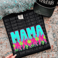 Mama Smiley Flame Graphic T-Shirt