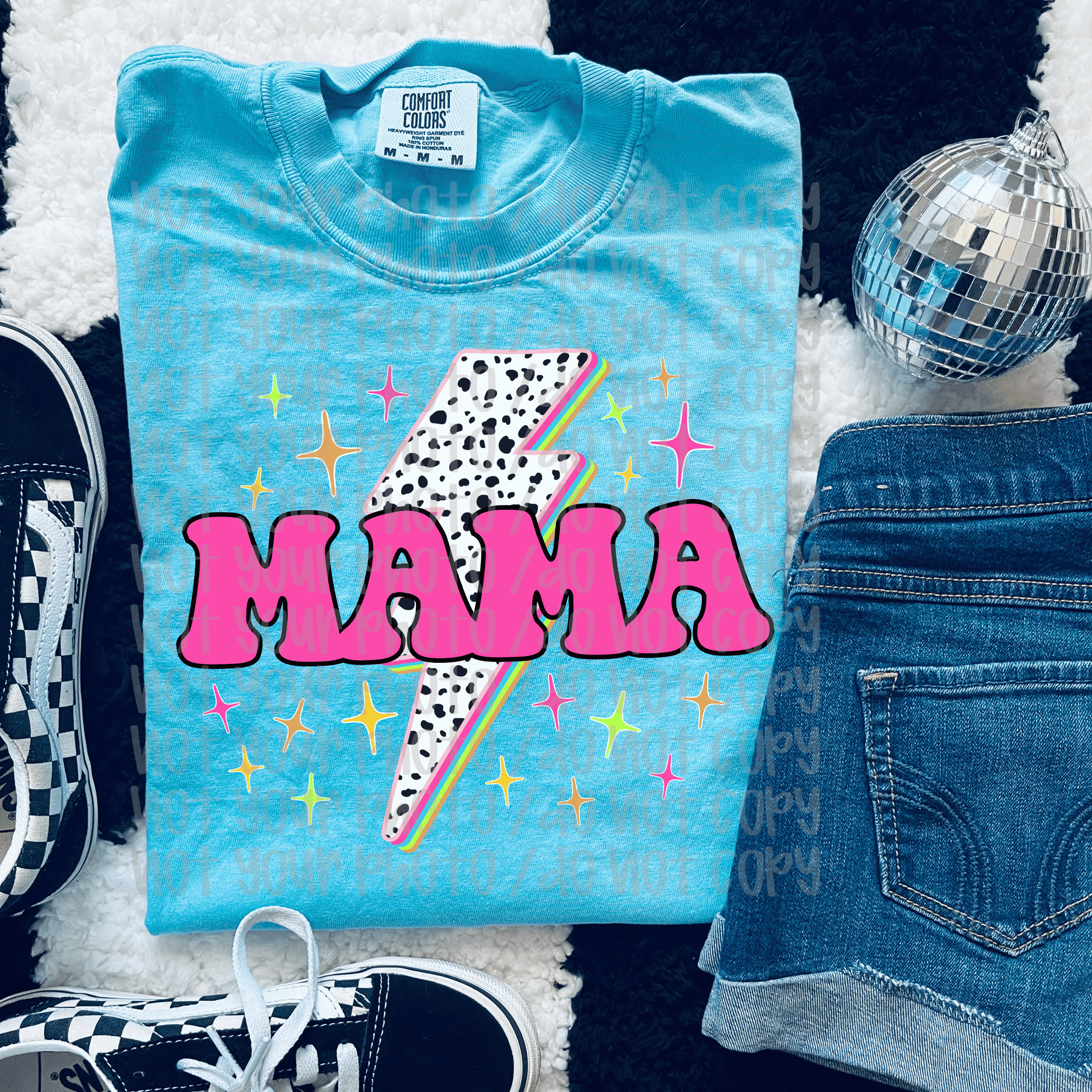 Mama Bolt Graphic T-Shirt