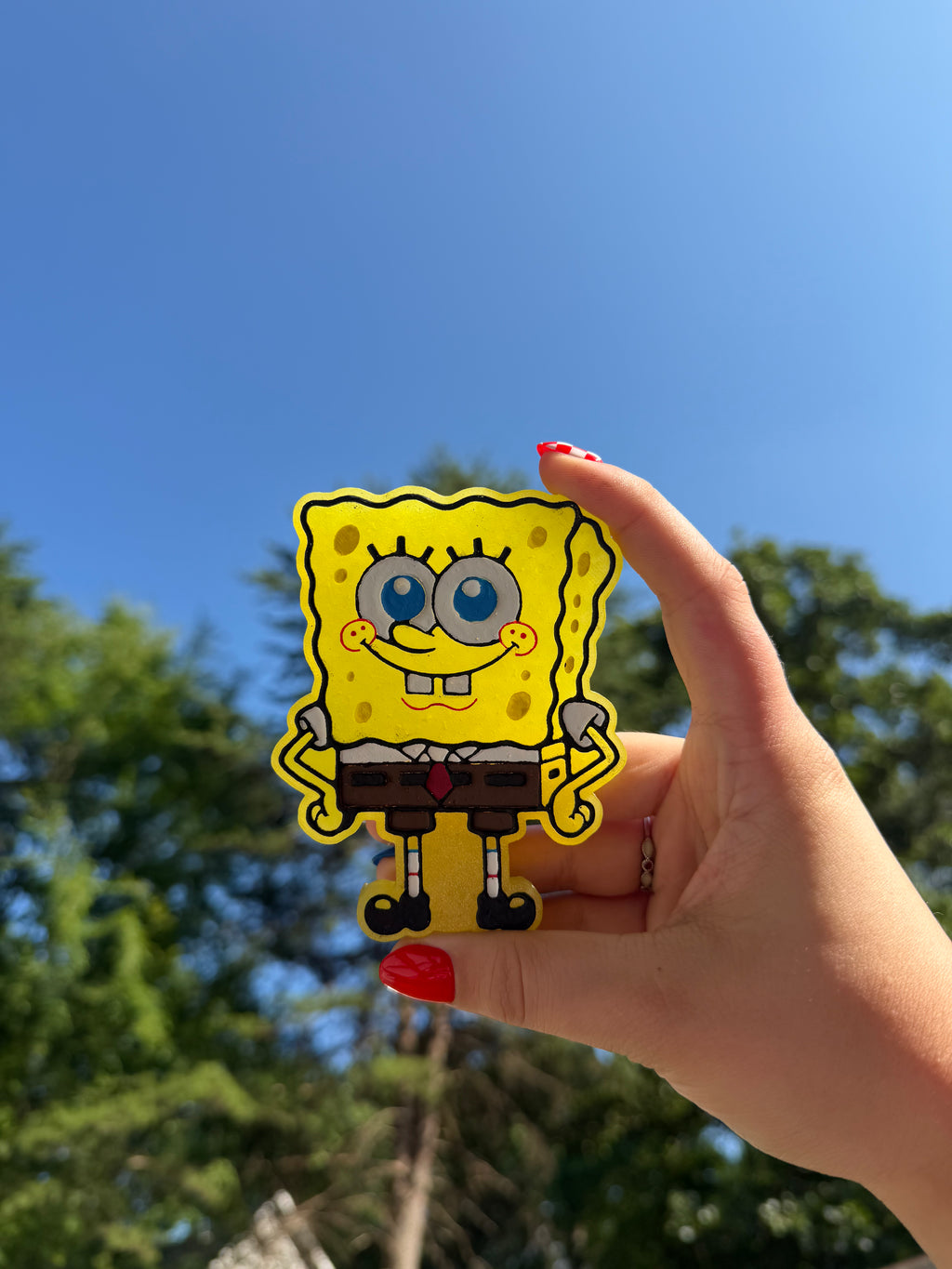 Yellow Sponge Freshie