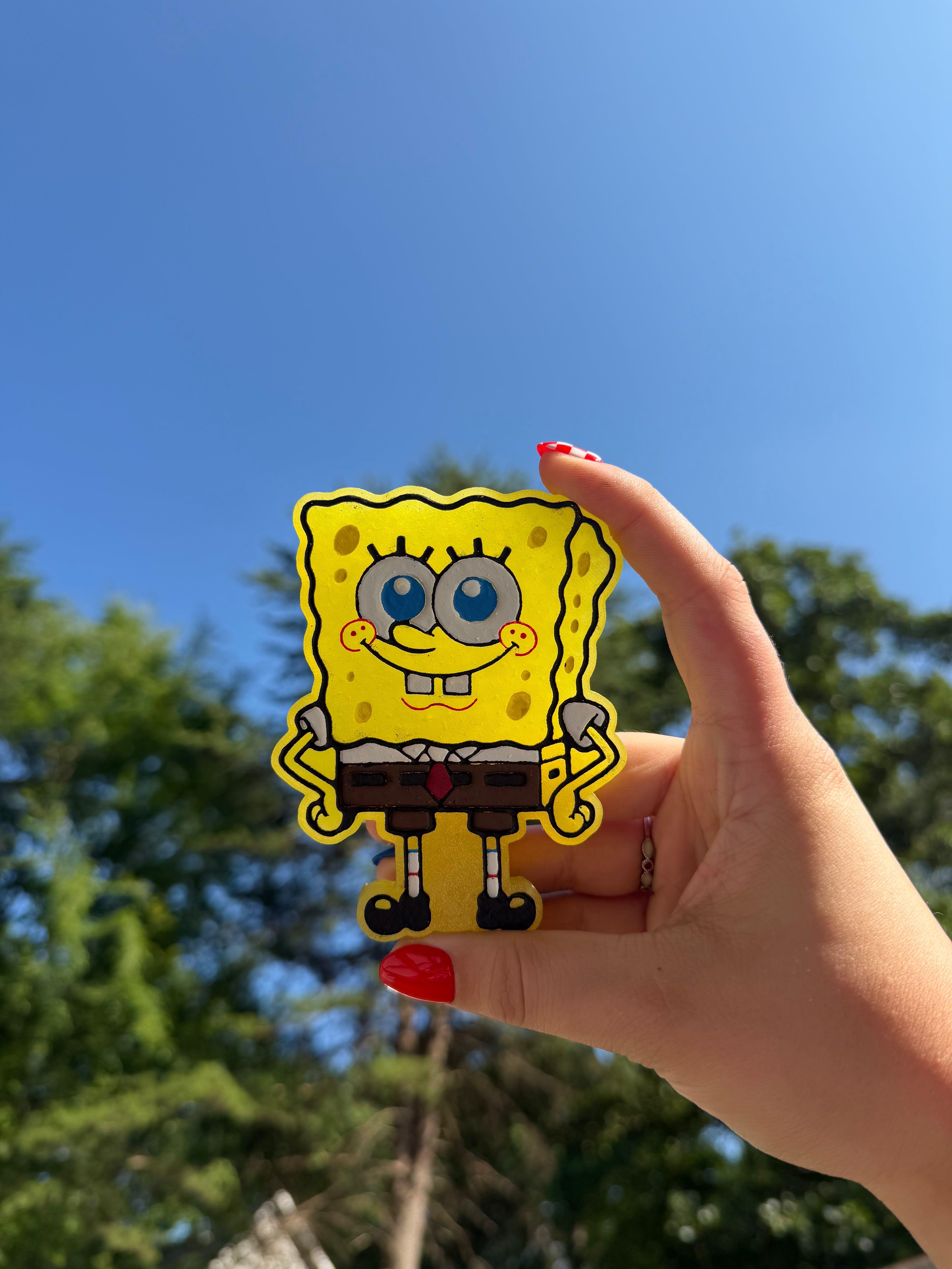 Yellow Sponge Freshie