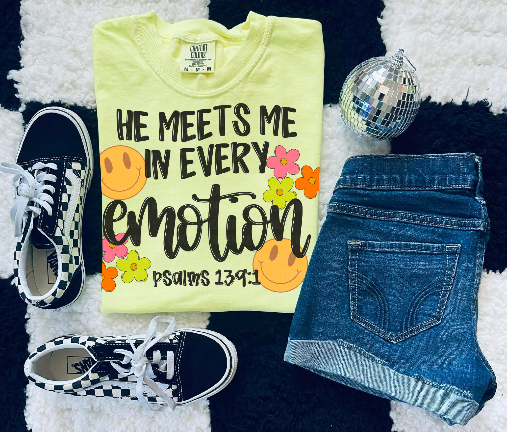 He Meets Me In Every Emotion Graphic T-Shirt