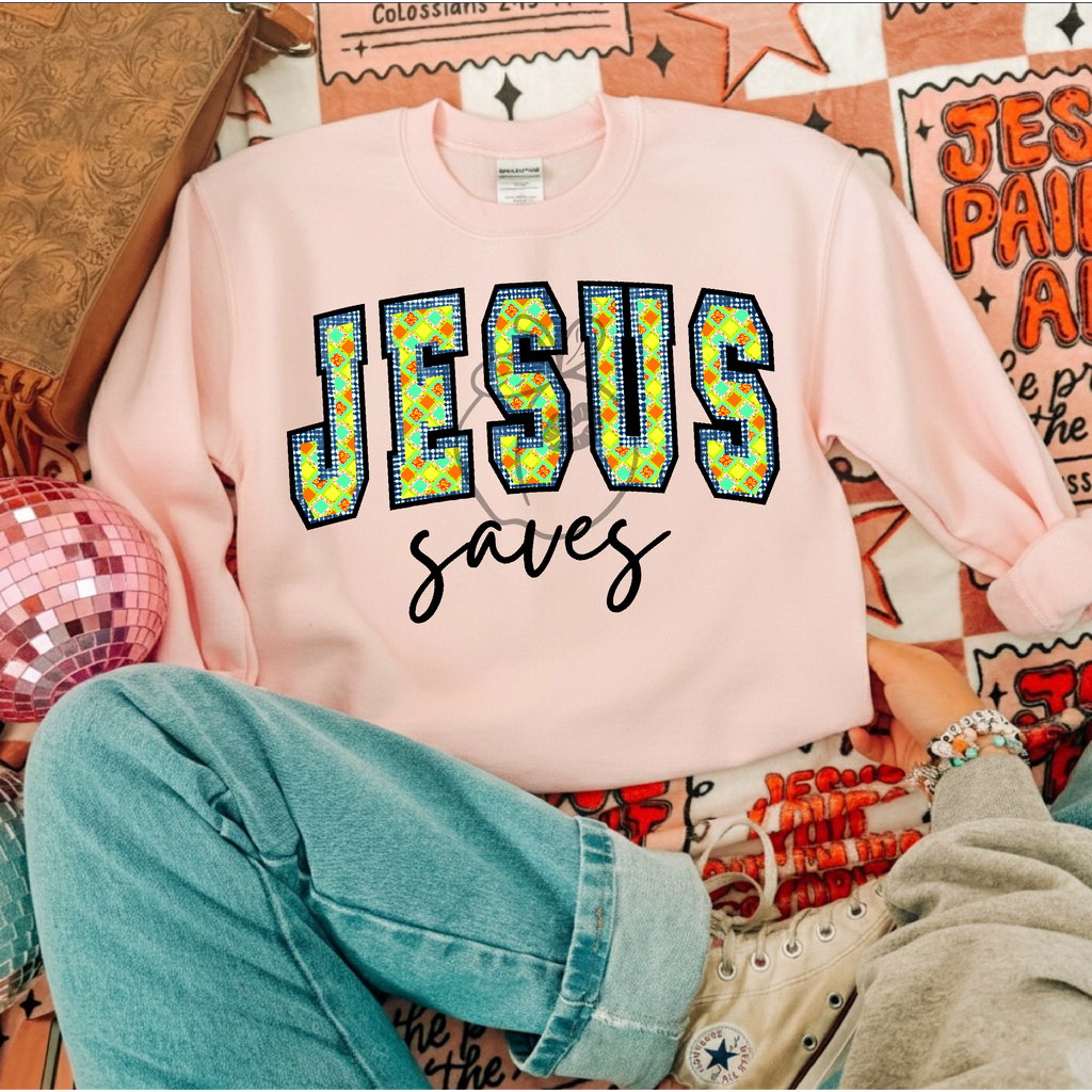 Jesus Saves Graphic T-Shirt