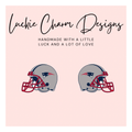 New England Patriots Helmet Dangle/Stud