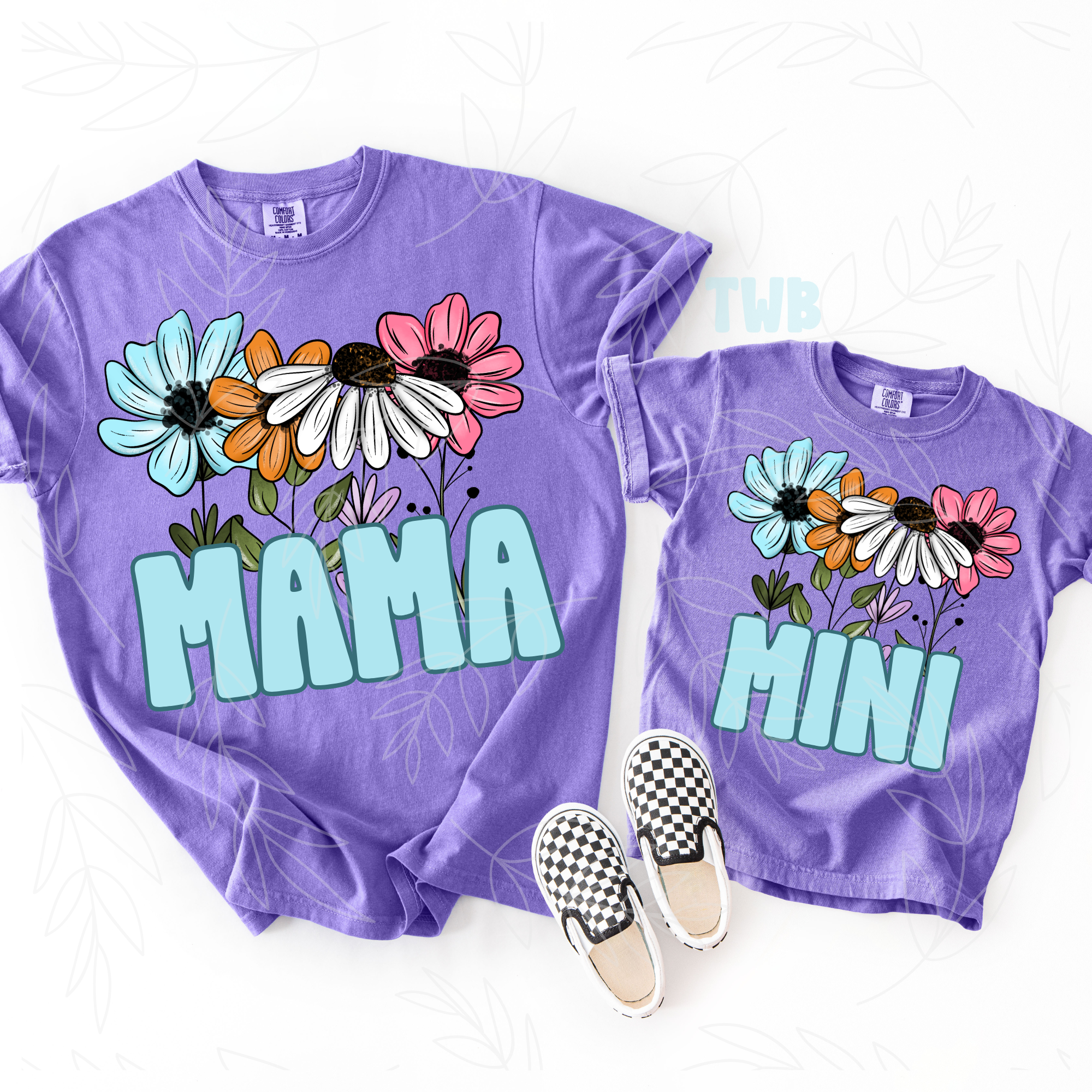 Mama & Mini Floral Graphic T-Shirt