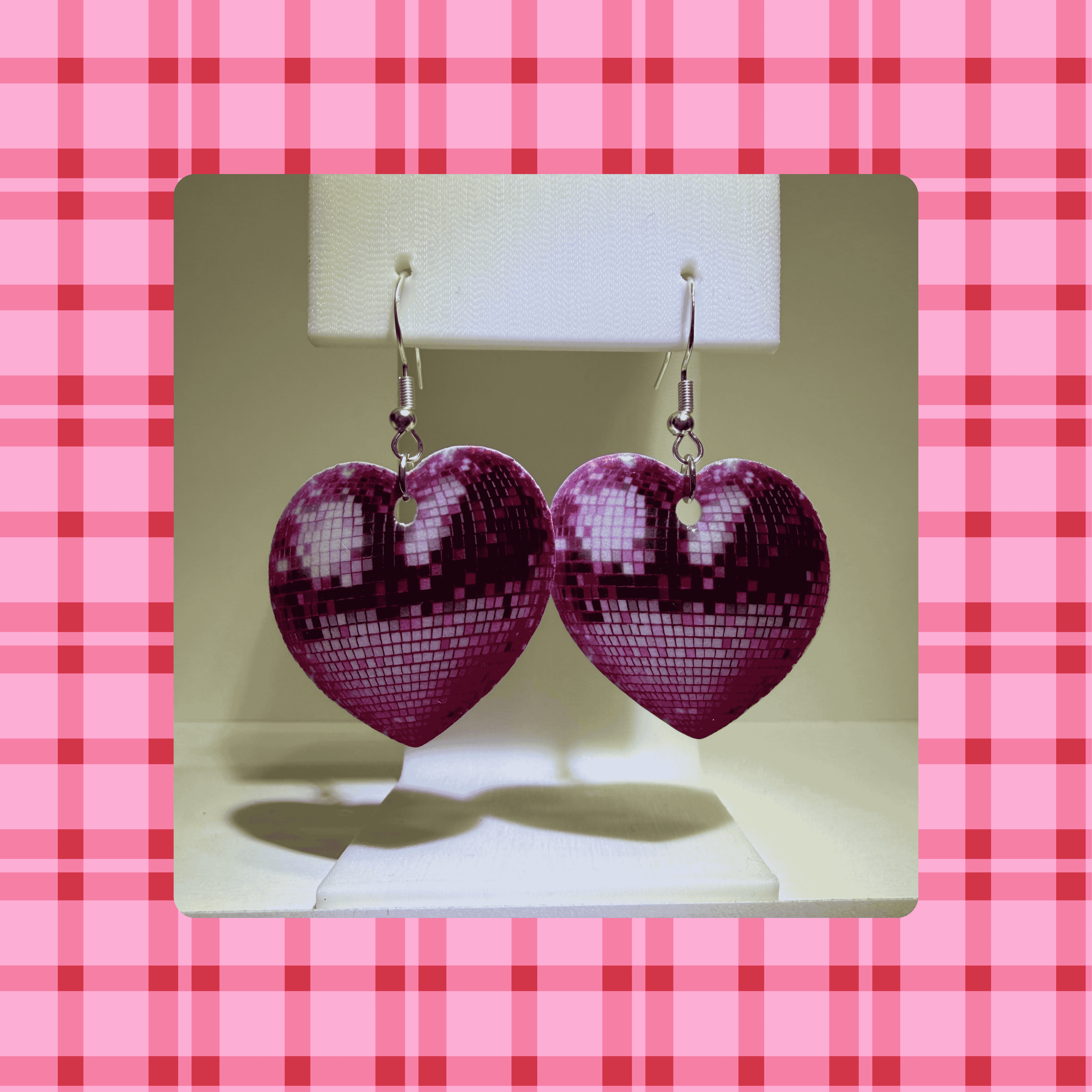 Disco Heart Dangle
