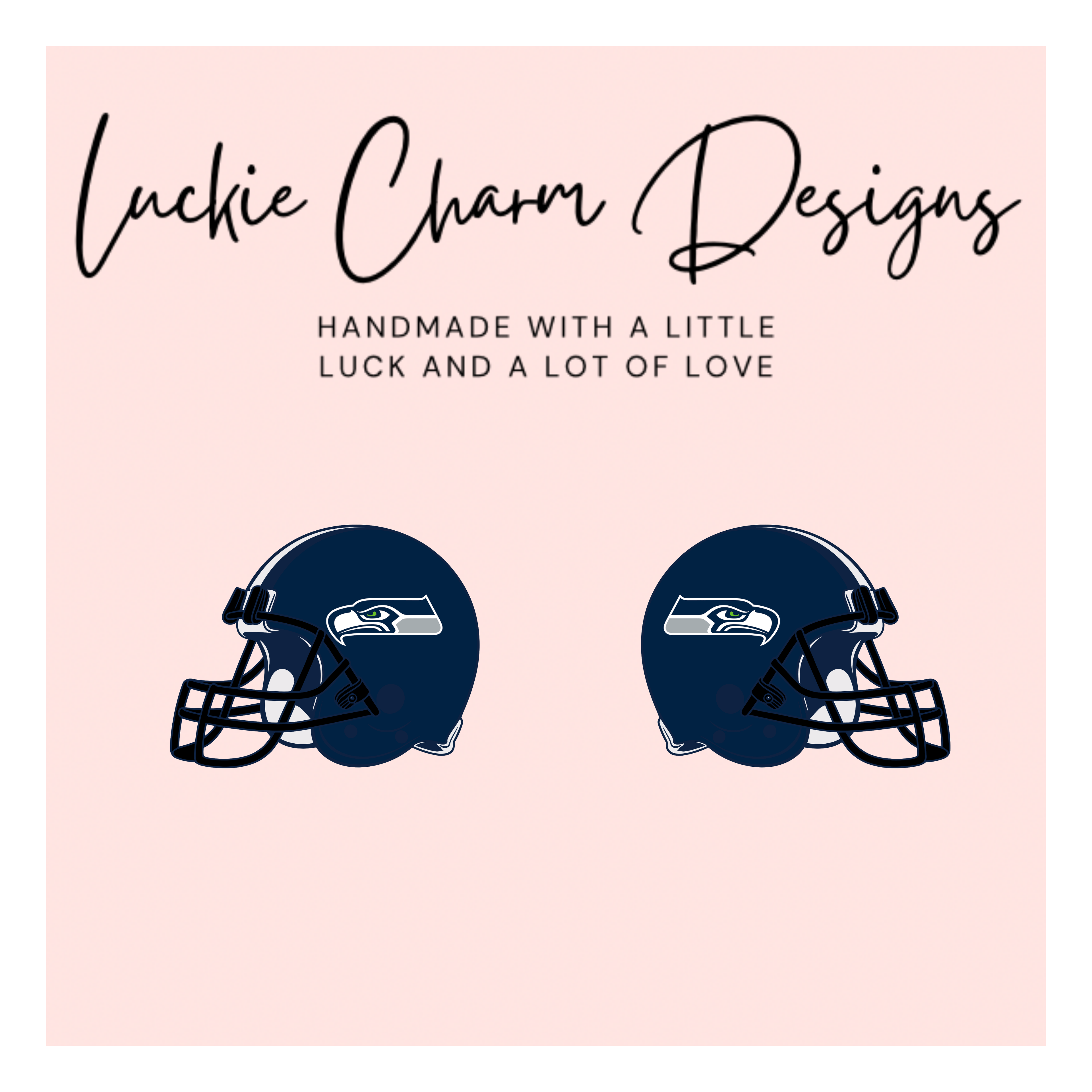Seattle Seahawks Helmet Dangle/Stud