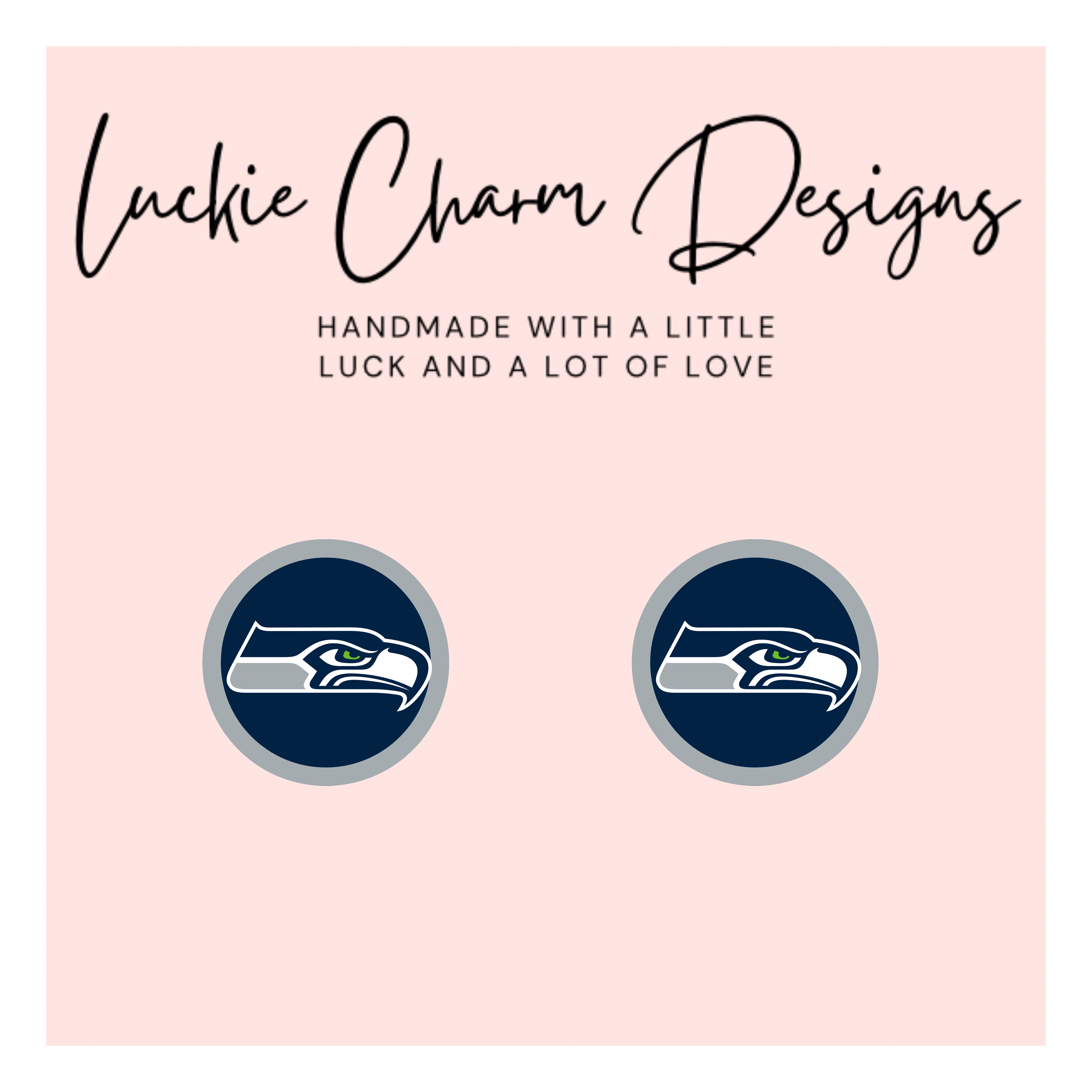 Seattle Seahawks Logo Dangle/Stud